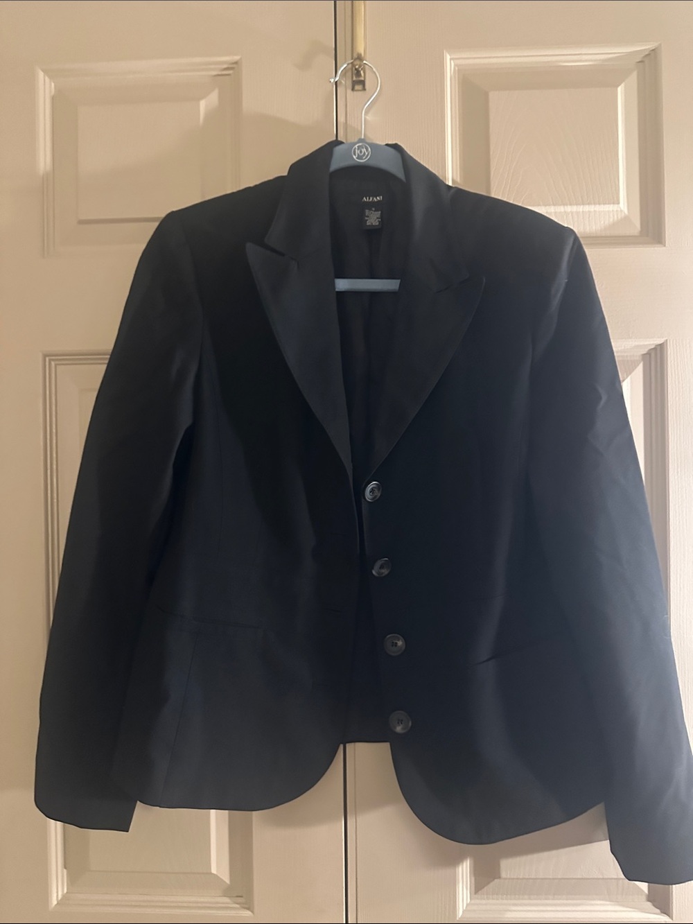 Alfani Black Tailored Blazer | Size 12 | Classic Career Jacket